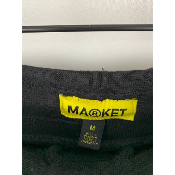 Market Exotic Mens Automobile Sweatshorts Size Medium Black New Car Streetwear - Picture 5 of 9